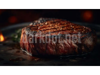 izgara biftek fotografi mangal uzerinde jpg