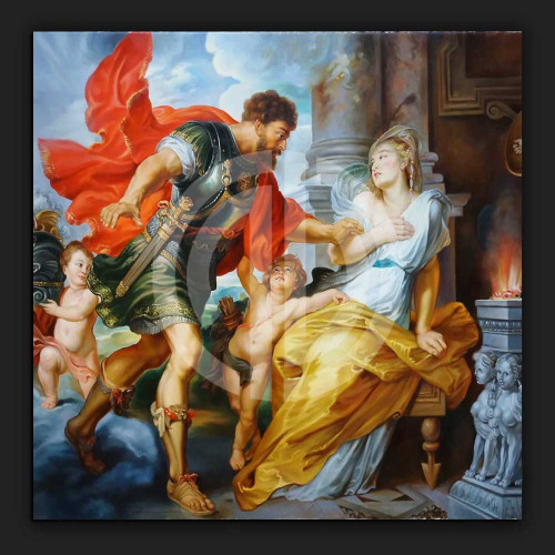 Yağlı boya tanrı kral ve ailesi yağlı boya fotoğrafı
