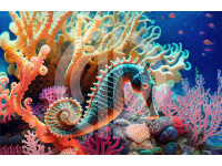 Nft yapay zeka illustrasyon deniz atı wallpaper fotoğraf