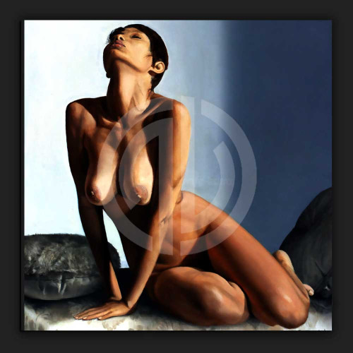 Çıplak model kadın fotoğrafı büyük göğüsler nü resim