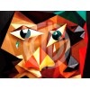 Nft kübist fotoğraf telifsiz stok görsel picasso