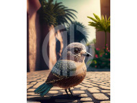 Kuş illüstrasyon fotoğrafı yapay zeka görseli nft