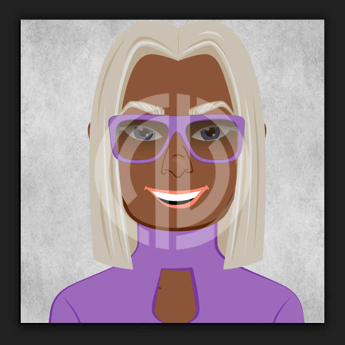 Nft kadın avatar fotoğrafı telifsiz stok görsel 3