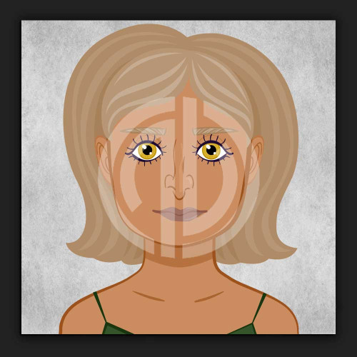 Nft kadın avatar fotoğrafı telifsiz stok görsel 6