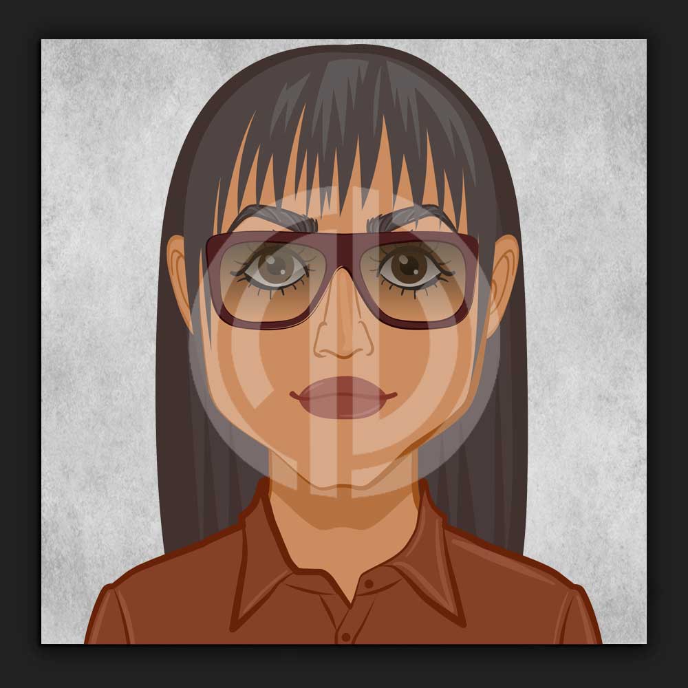 Nft metaverse kadın avatar fotoğrafı