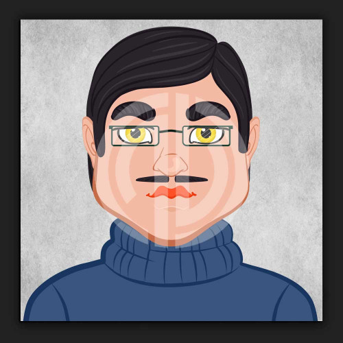 Nft profil avatarı metaverse fotoğrafı png
