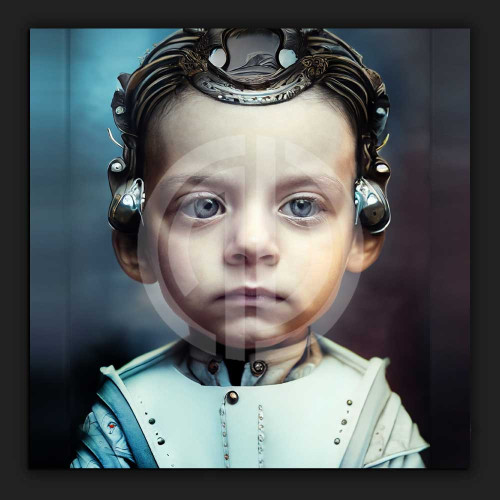 Çocuk fotoğrafı indir avatar yapay zeka futuristik