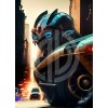 Transformers fotoğrafı gelecekte bilim kurgu fotoğrafı
