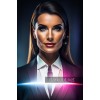 Takim elbiseli feminen is kadini nft 