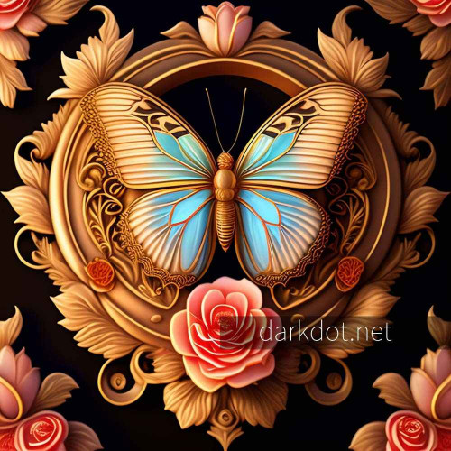 Kelebek dekoratif tablo painting fotograf