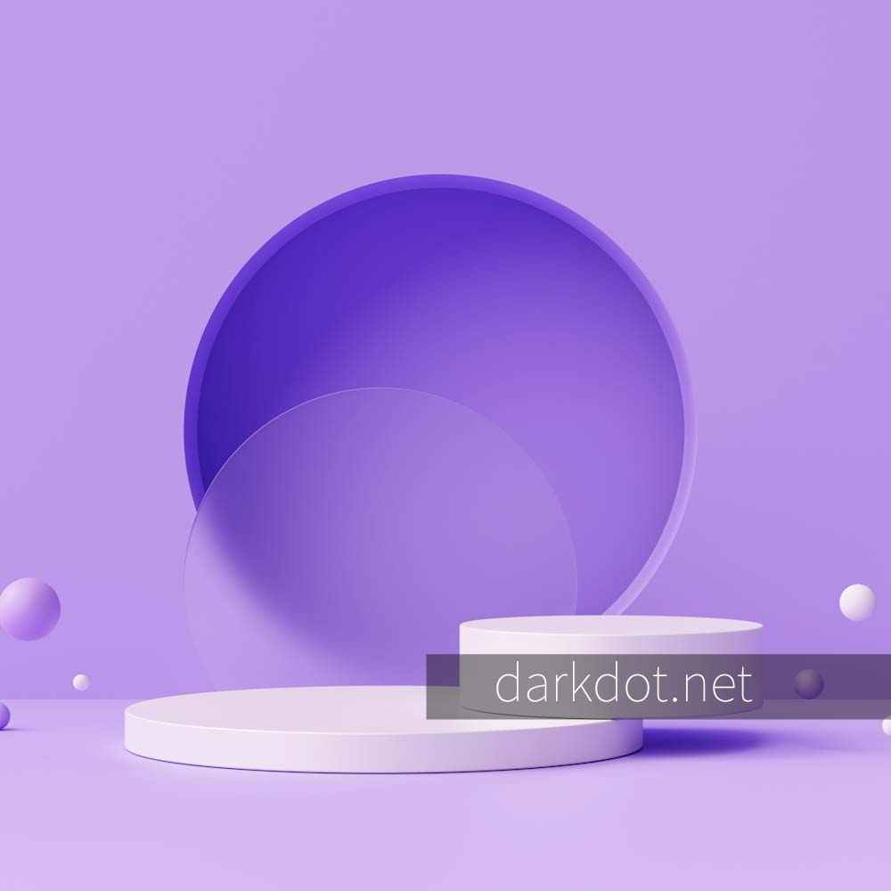 Eflatun arkaplan makyaj urunleri mockup tema