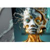 surreal yapay zeka avatar fotografi mavi altin