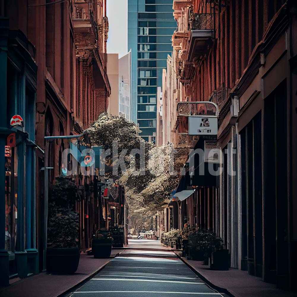 Bos sokak fotografi duvar kagidi issiz caddeler