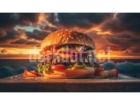 hamburger menu fotograflari okyanus tema