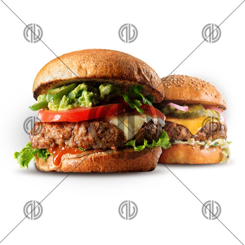 İkili Hamburger Fotoğrafı Pngi İndir