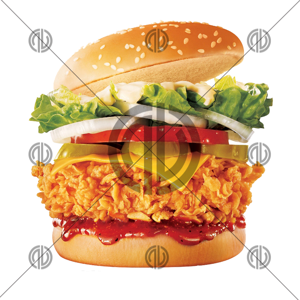 Tavuk Burger Fotoğrafı Png İndir