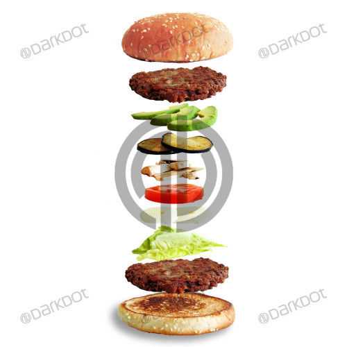 Hamburger Malzemeleri Fotoğrafı