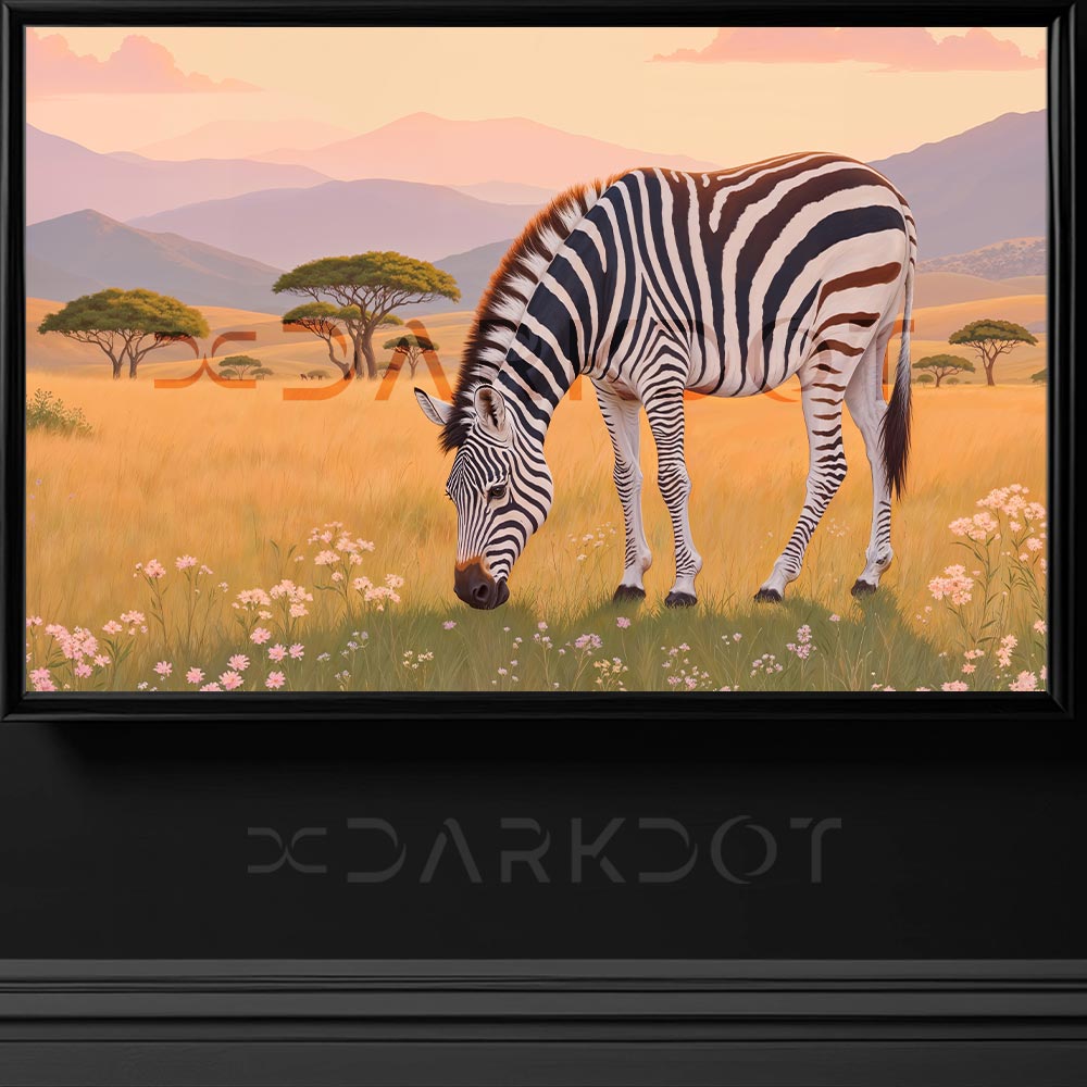 zebra tablosu fotografi hayvan tablo fotograflari tablo icin hayvan temali fotograflar