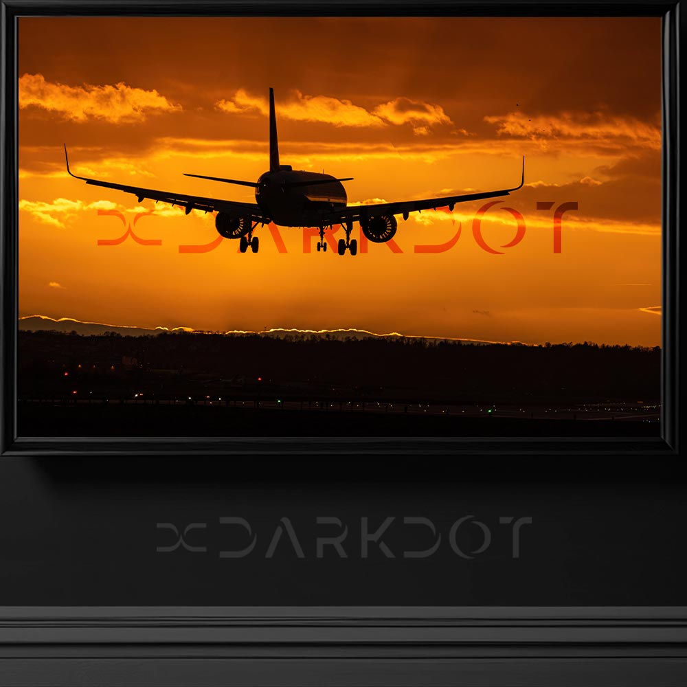 gun batiminda inis yapan ucak fotografi inis yapan boeing airbus fotograflari indir