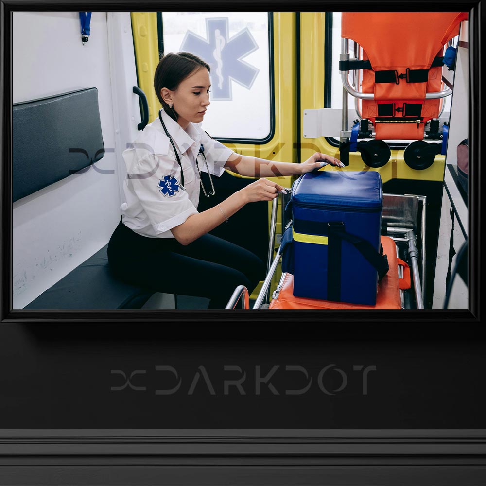 kadin att hemsiresi ambulans fotografi kadin ambulans hemsiresi fotografi
