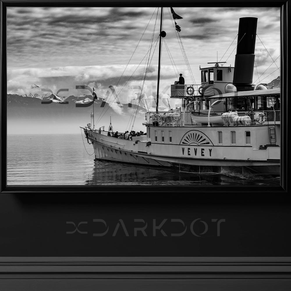 yandan carkli gemisi fotografi siyah beyaz fotograflar yolcu vapuru fotografi