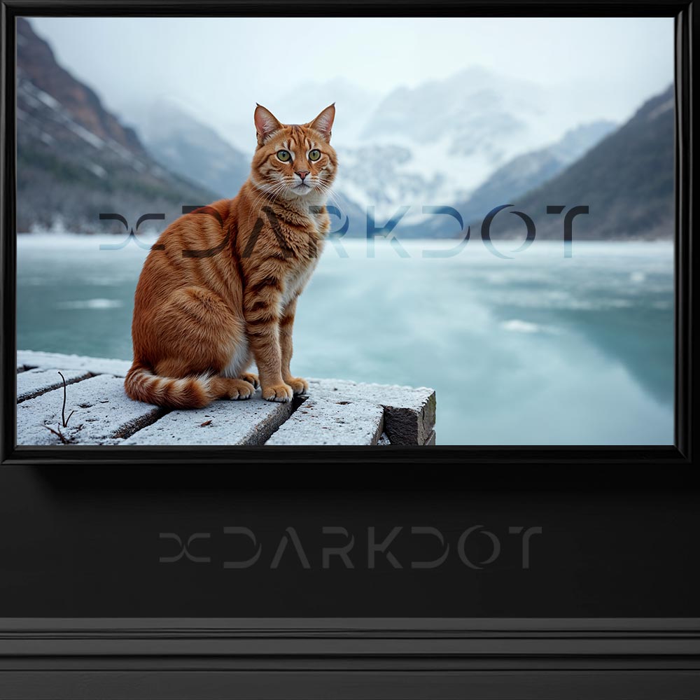 sari kedi fotograflari sarman kedi fotograflari deniz kenarinda poz veren kedi resimleri
