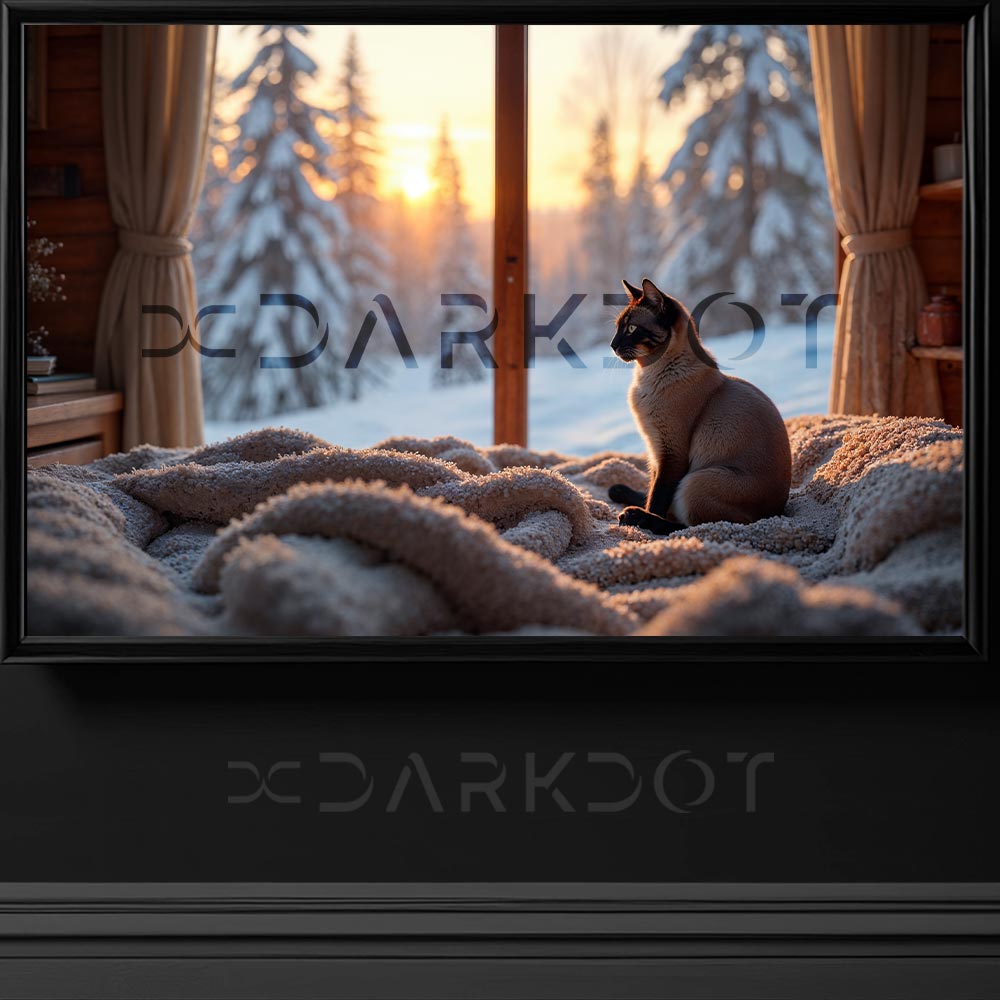 kedi fotograflari karda evde yatan beyaz kedi cins kedi turleri ve fotograflari indir