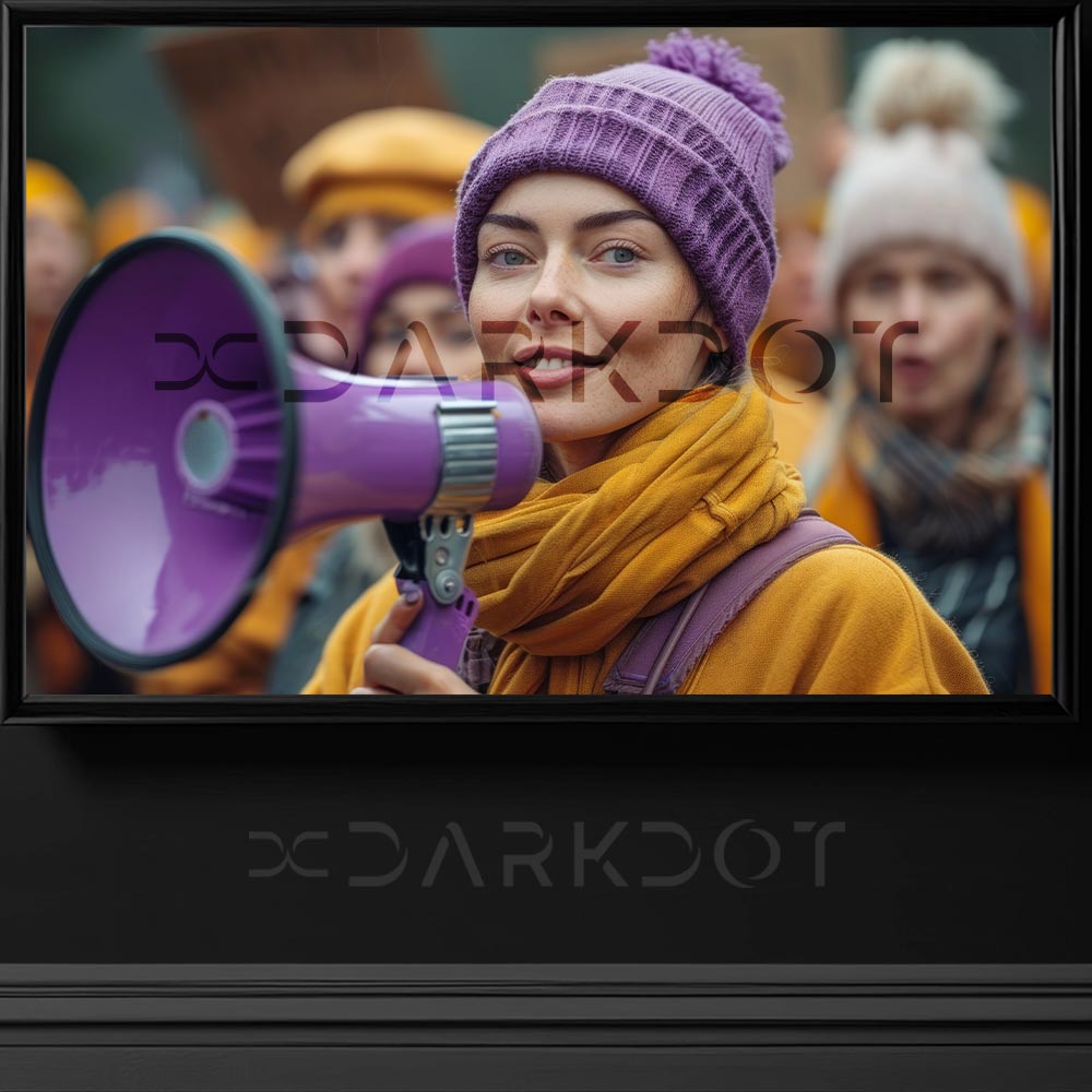 eylem yapan kadinlar 8 mart dunya kadinlar gununde eylem yapan kadin fotografi