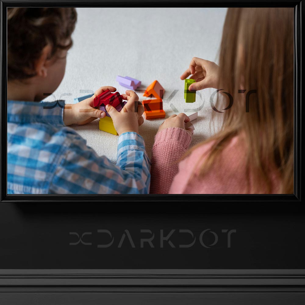 birlikte lego oynayan cocuklar anaokulu ogrencisi kucuk cocuk fotografi