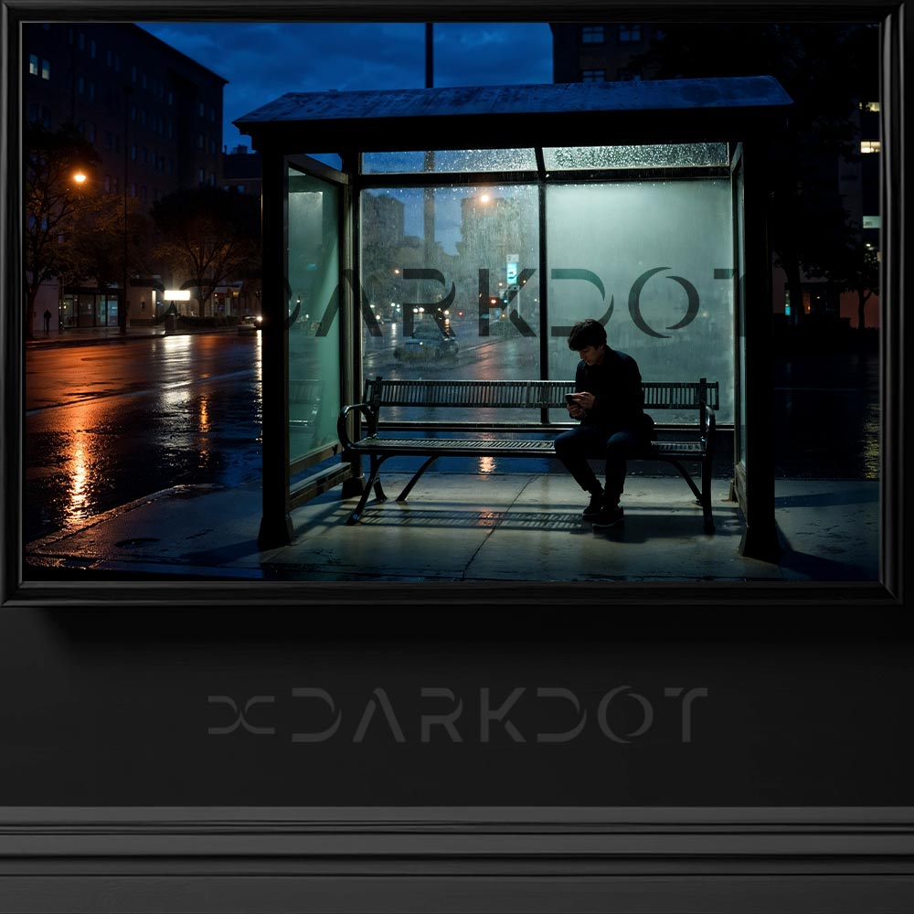 otobus duragi fotografi yalniz insan fotografi gun batiminda aksam fotograflari