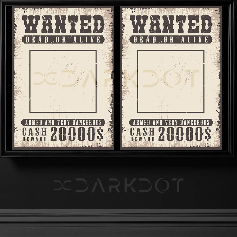 boss wanted afisi hazir wanted araniyor afisleri vintage retro afis poster sablonlari