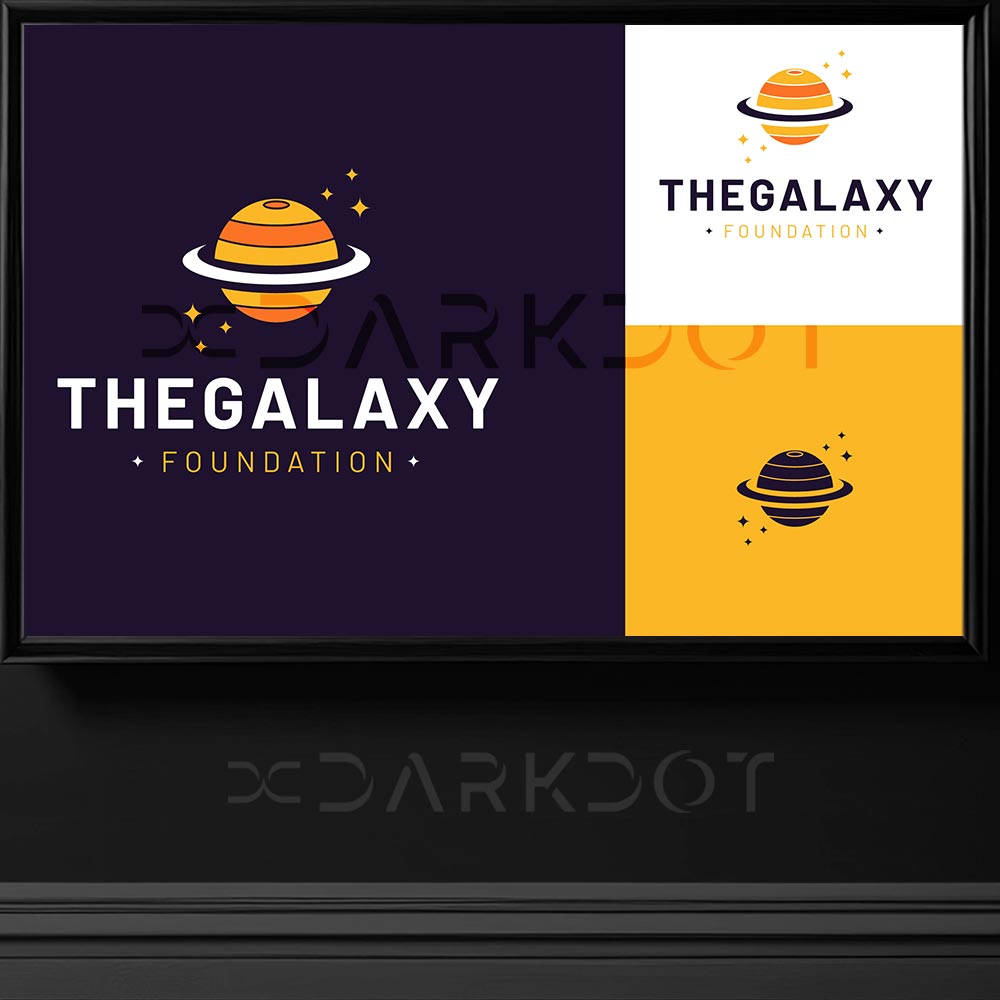 uzay galaksi logo tasarimi uzay logosu galaksi logosu saturn logosu tasarimi