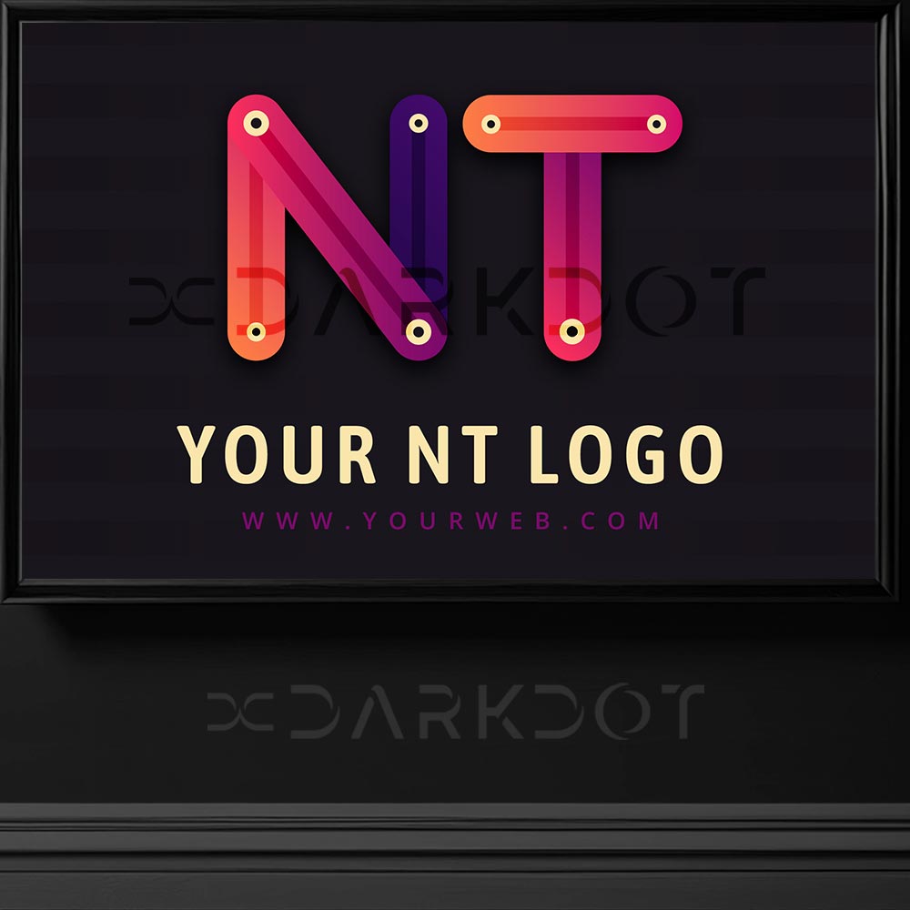 nt harflerinden kurumsal logo n ve t harfleri birlesiminden logo tasarimi