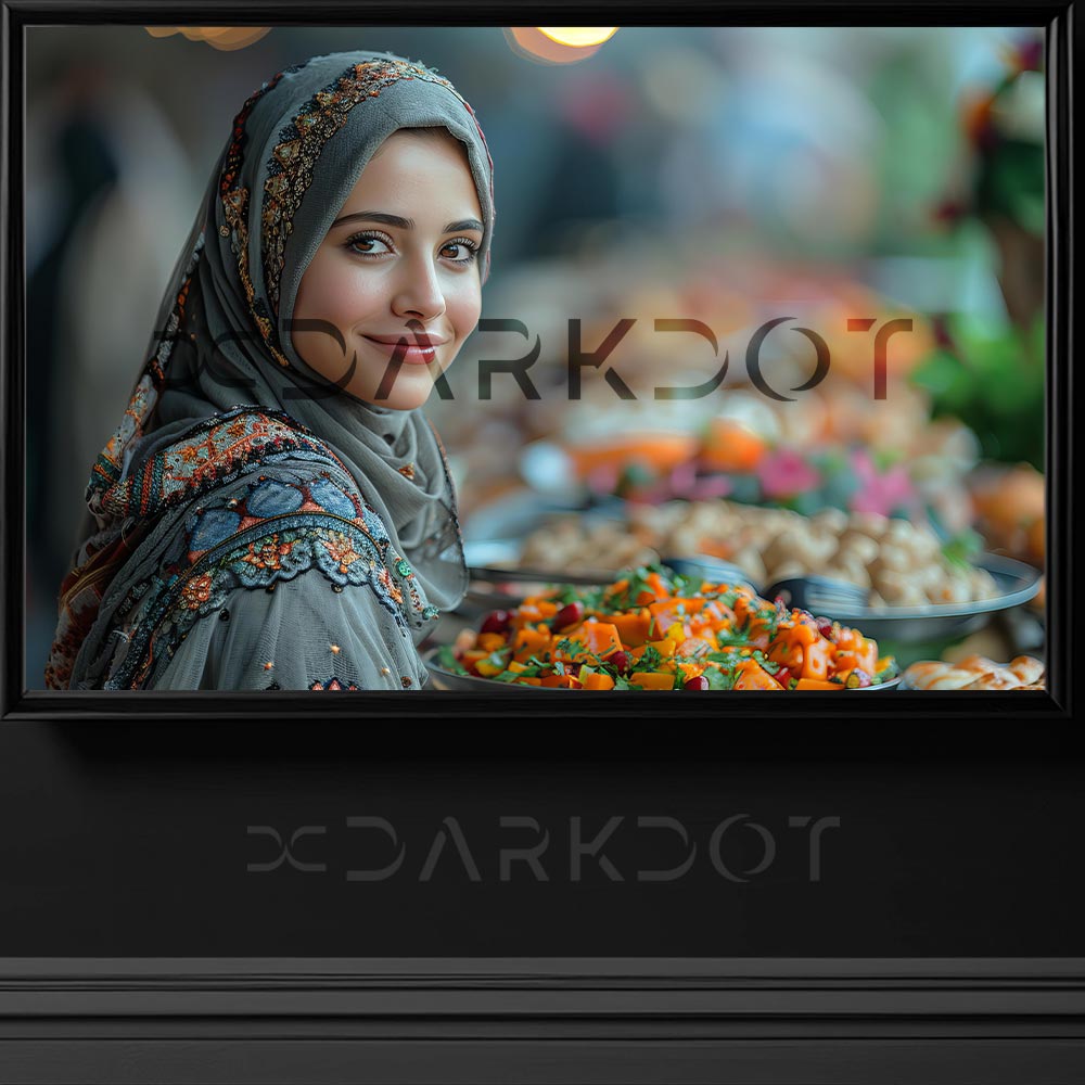 ramazan sofrasi fotograflari iftar sofrasi hazirlayan kadin fotografi