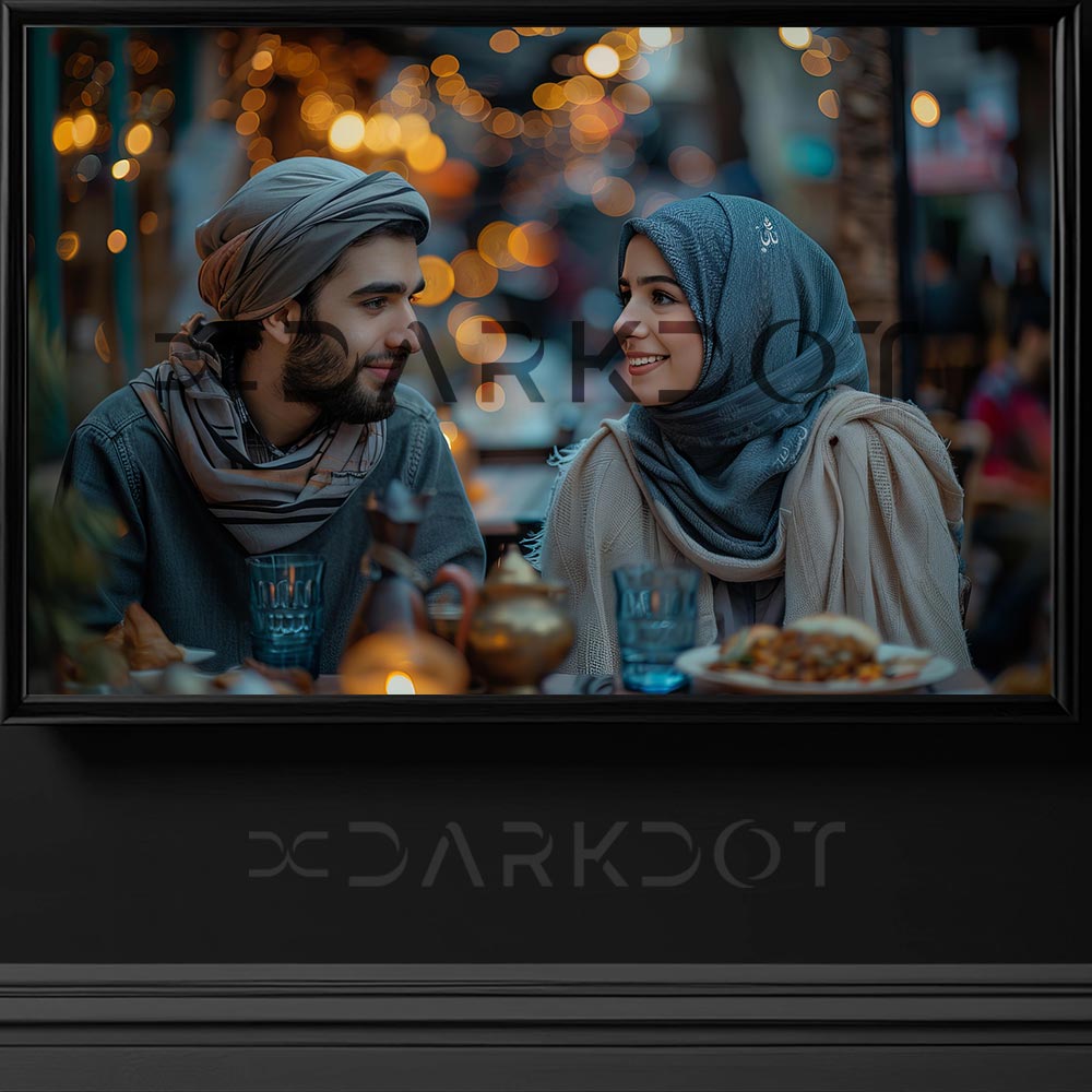 iftar acan genc cift ramazan ayi iftar masasi fotograflari telifsiz fotograflar