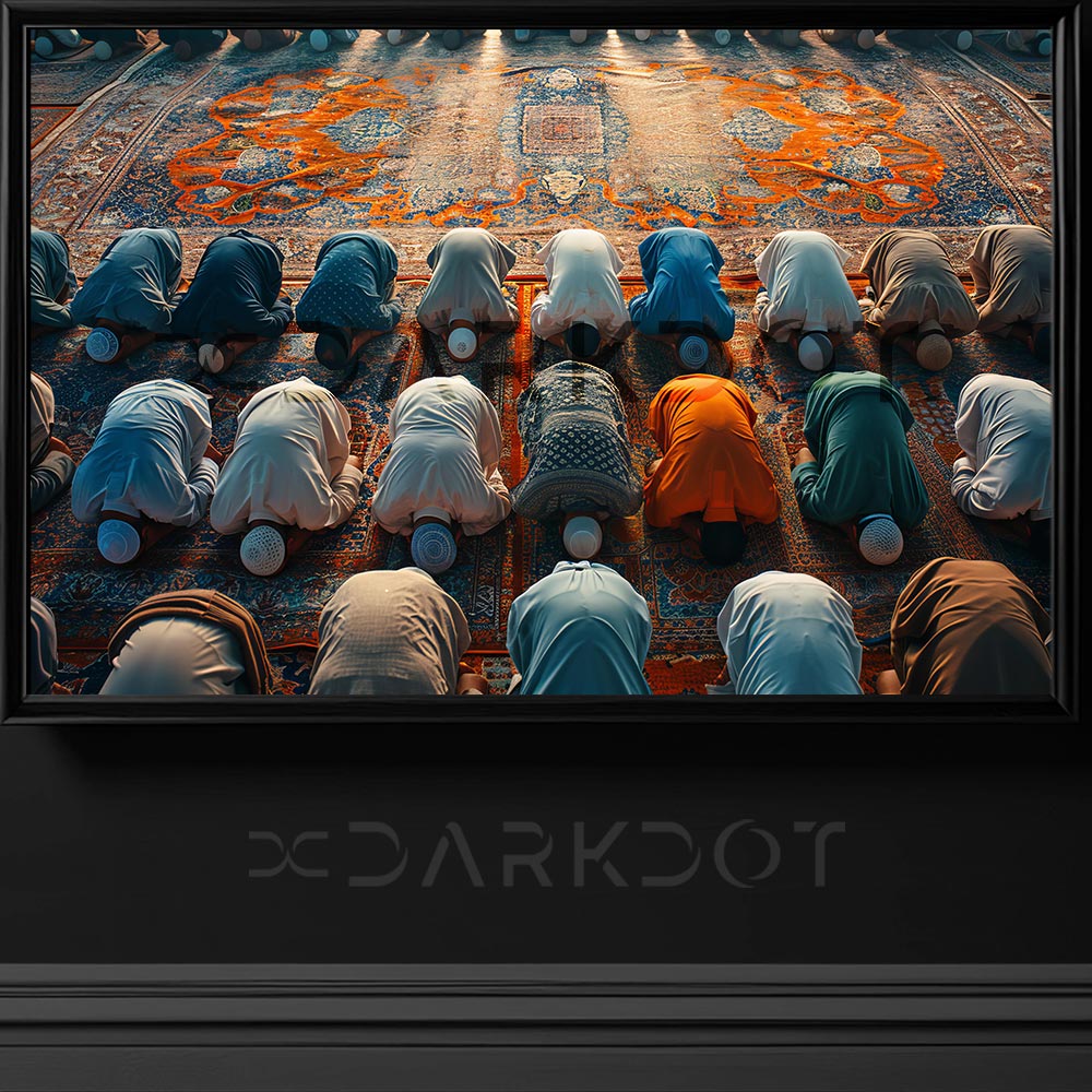 namaz kilan insanlar secde eden muslumanlar camide namaz kilan insan