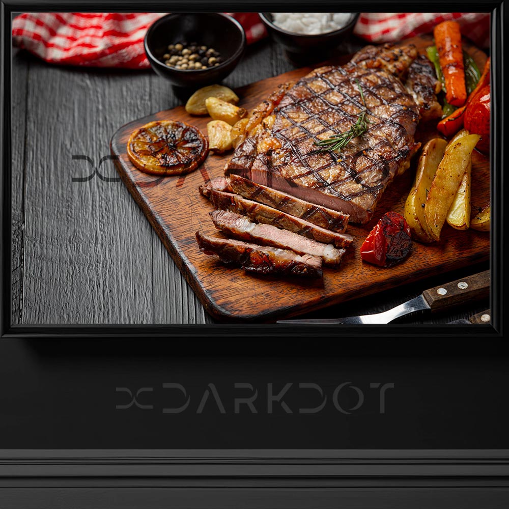 izgara et fotografi barbeku mangal et dana biftek dana pirzola dana steak fotograflari