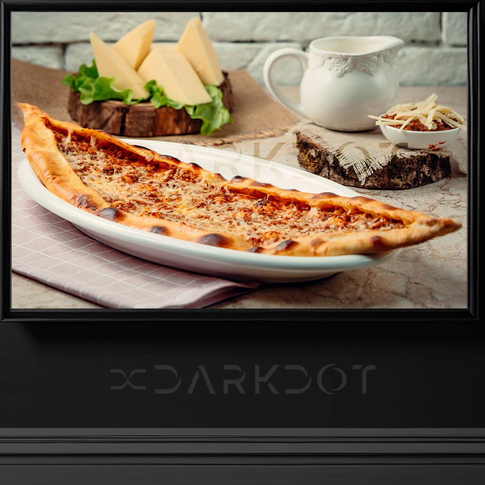 acik kiymali pide acik kiymali kasarli pide telifsiz stok fotograflar