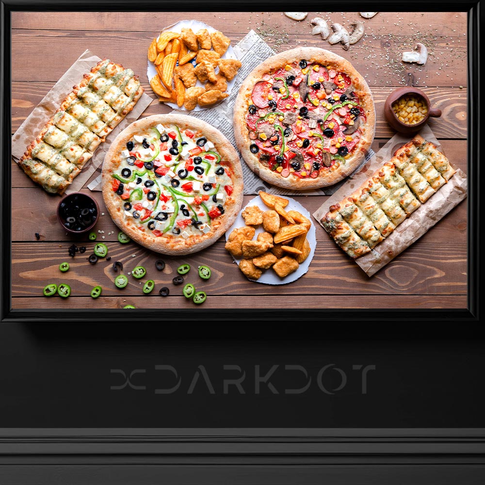 hazir pizza fotograflari dondurulmus pizza fotografi karisik dondurulmus pizza