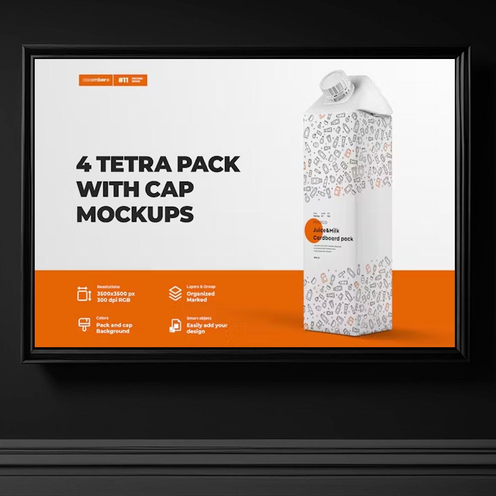 3866 meyve suyu ve sut kutusu psd mockup indir karton ambalaj psd mockup indir